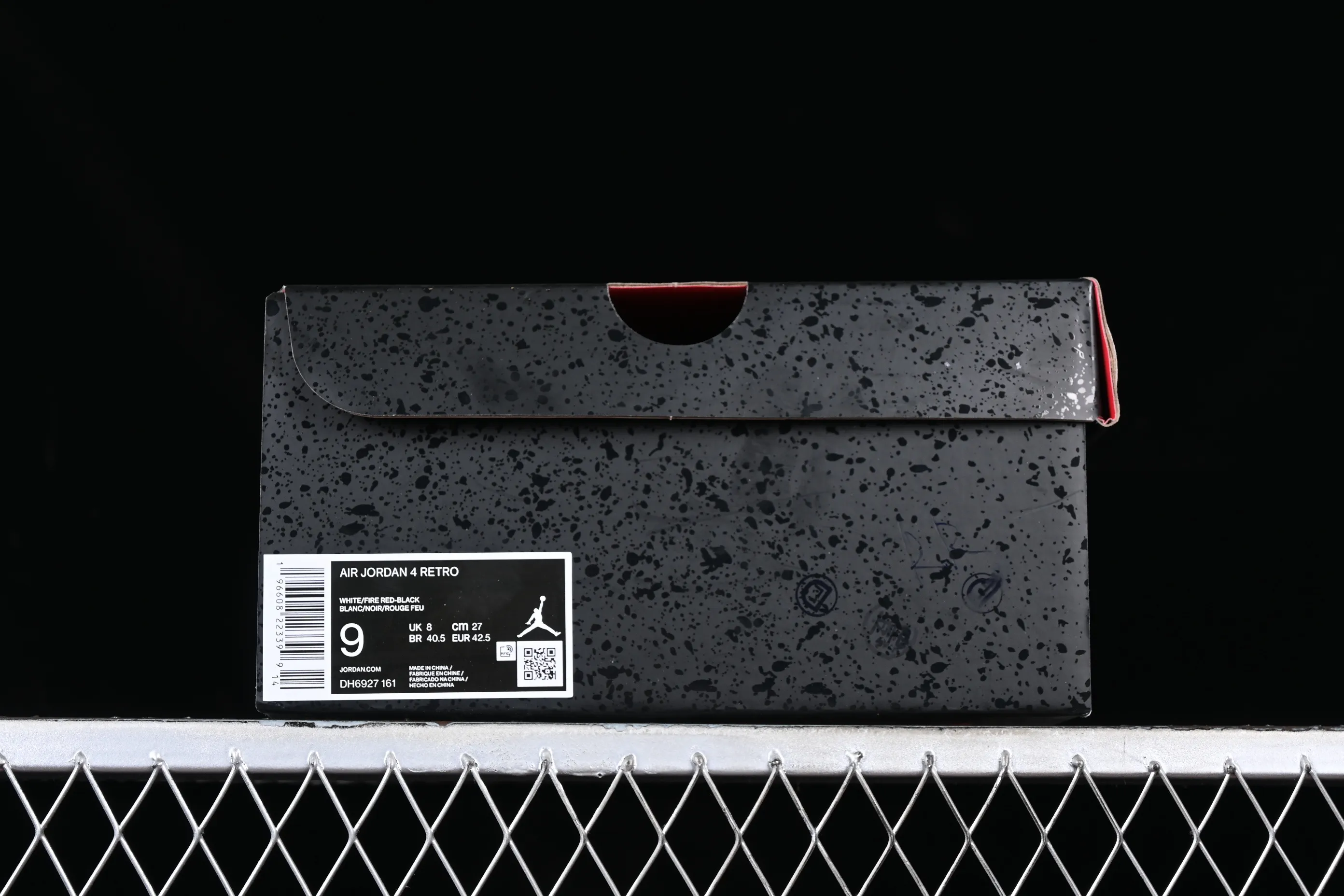 All categories Air Jordan Jordan series basketball shoes Air Jordan 4 LJR version Air Jordan 4 Red "Cement" AJ4 Joe 4 red cement reverse flame red DH6927-161